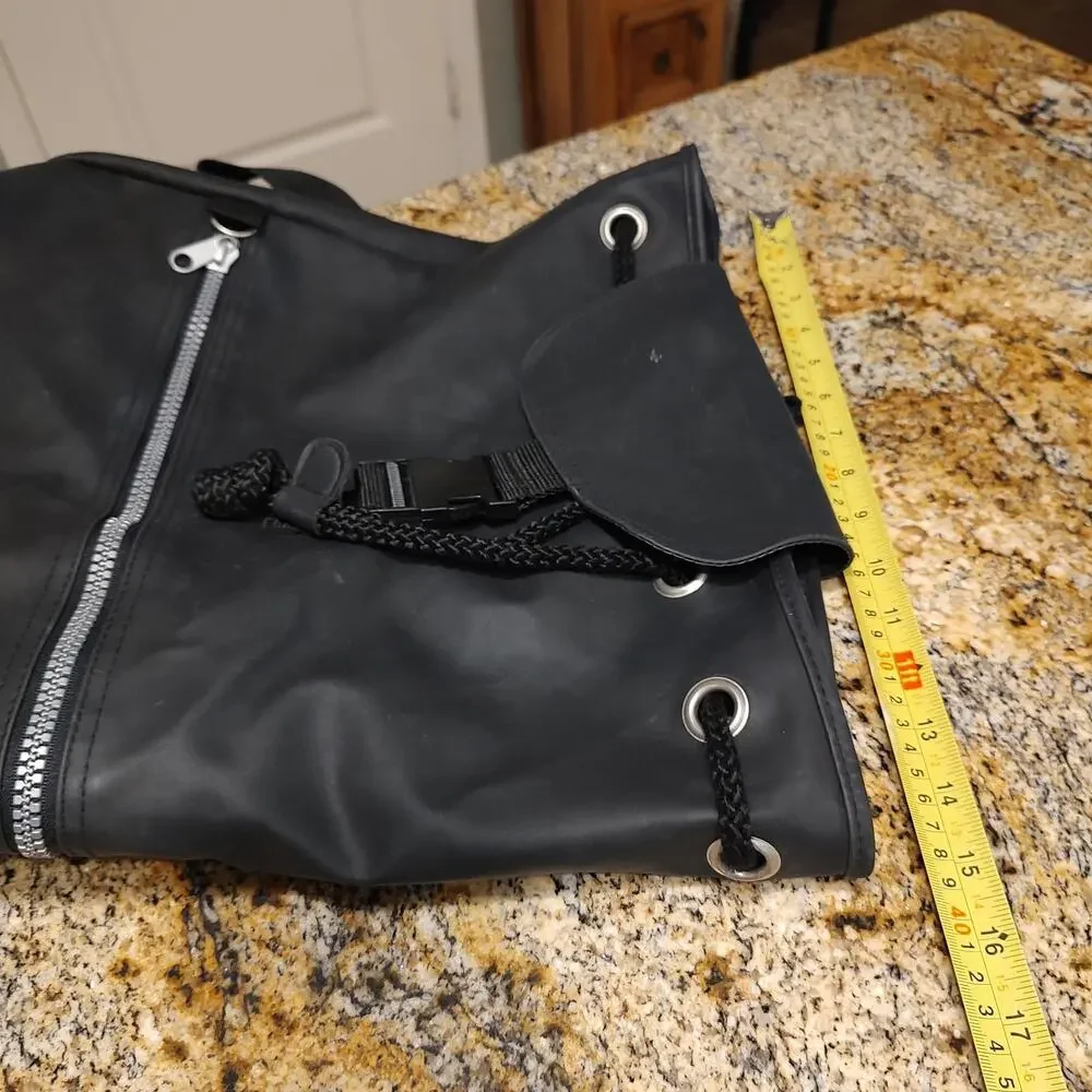 Hugo Boss Black Backpack Bag with Red Logo ID HUGO
